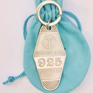 Tiffany & Co. Hotel Key key ring